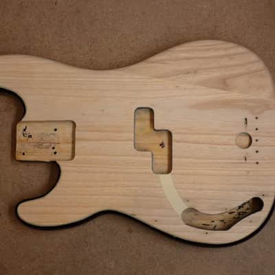 1976 Fender Precision Bass Left-Handed refin nitro olympic white image 25