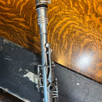 Vintage 1928 “The Elkhart” Metal Clarinet Rare Model - Restored, Ready to Play! image 10