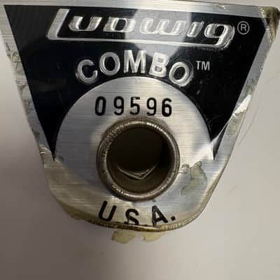 Ludwig Combo 12"x8" Concert Tom - White Cortex Wrap (1978-1980) image 2