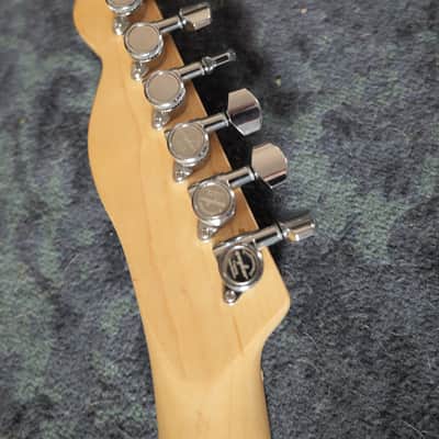 Fender Hollow Body Telecaster Partscaster P90 Special Natural Red Spalted Maple Flame top image 14