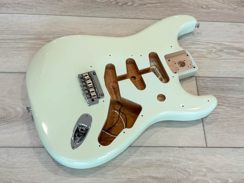 2018 Fender Classic Player 60 62 RI Stratocaster Sonic Blue Body with Original Tremolo image 1
