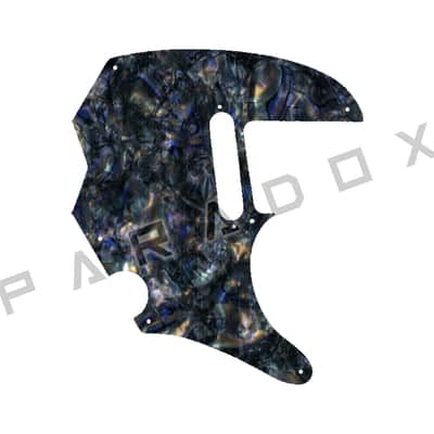 Custom Pickguard For 2022 Made in Indonesia Strandberg Salen Classic NX - Black Abalone/White/Black/White .090" image 1