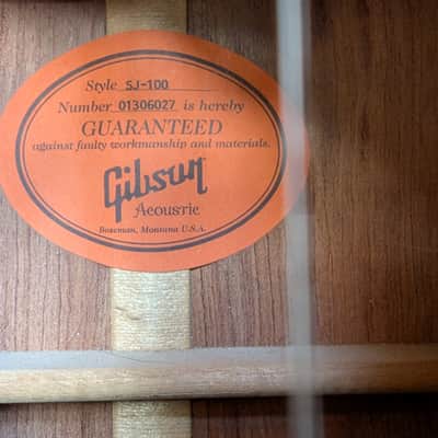 Gibson SJ-100 2006 - 2008 Antique Natural image 12