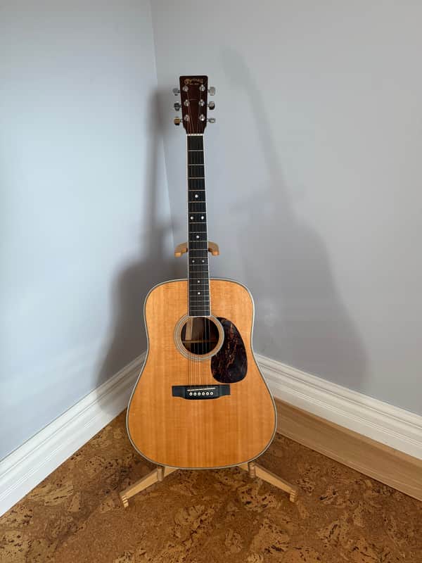 2002 Martin HD-35 guitar and case image 1