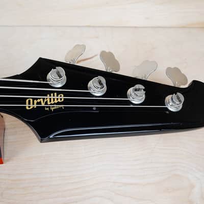 Orville by Gibson TB Thunderbird Bass MIJ 1990 Ebony Lacquer Finish USA Pickups Japan w/ Bag image 3