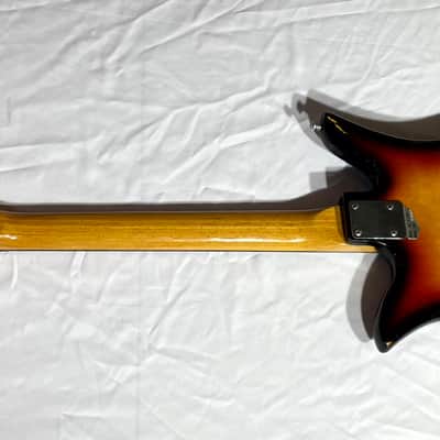 Teisco E-110 1960s Electric Guitar - Tulip Sunburst - Japan image 11