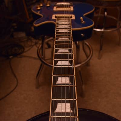 ESP Japanese Edwards Blue Les Paul Standard Gibson style 50's neck