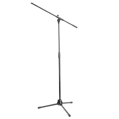 Gravity GTMS4321B DJ Pro Audio Tripod Microphone Stand w Standard Boom Arm image 1