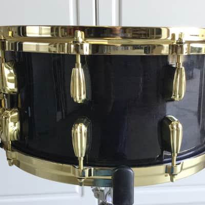 Scott’s Custom Drums 7”x14” maple single ply steambent snare drum “Slingerland radio king tribute” 2025 - Ebony stain lacquer image 12