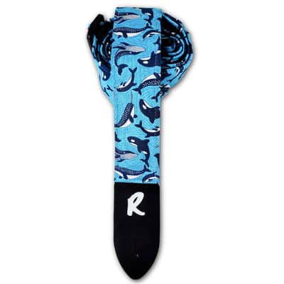Whale Ocean Guitar Strap - Orca Guitar Strap- Blue Whale Guitar Strap -Narwal Humpback Universal Guitar Strap- Double Padded- Comfortable image 5