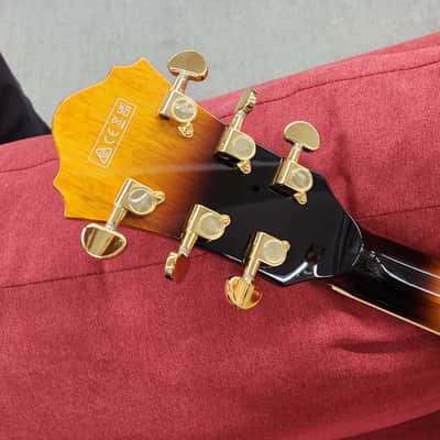 Ibanez AS93FM-AYS 5B-05 - Flame maple sunburst semi hollow body electric guitar image 8