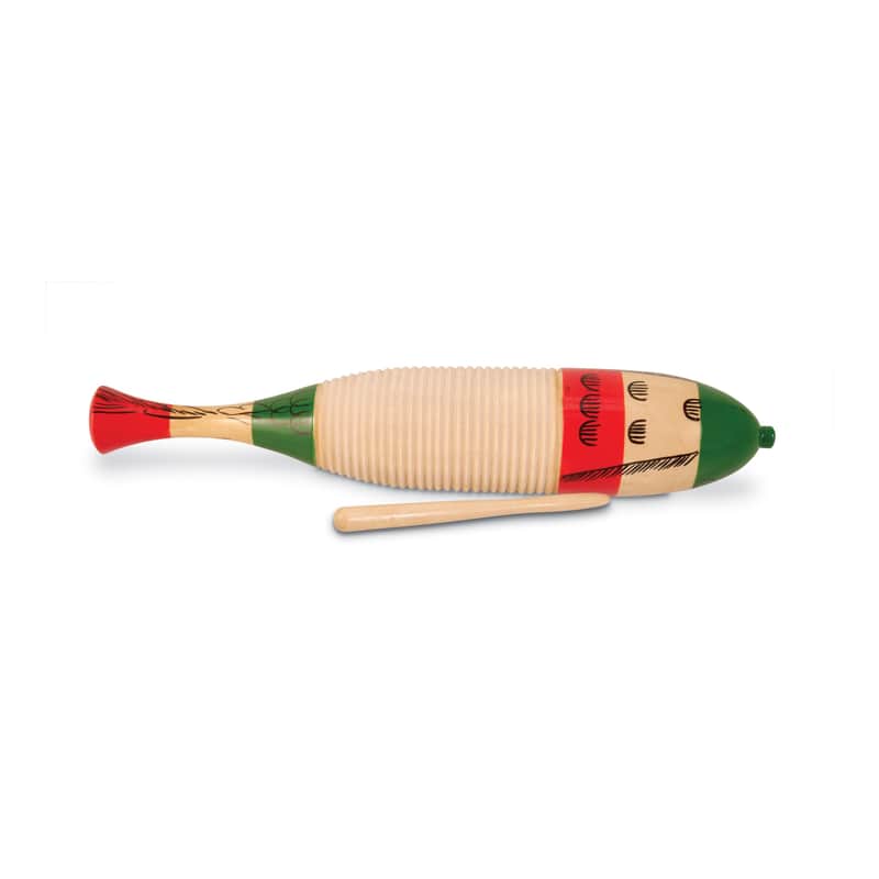 Latin Percussion CP249A Wood Fish-Style Guiro w/ Scraper image 2