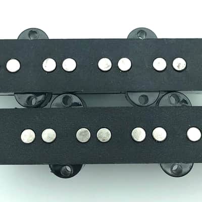 Jazz J-Bass Style Pickup Set Black image 2