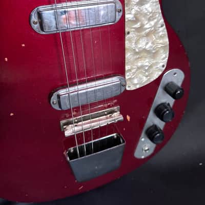 Premier Multivox Royalist Guitar - Maple Neck, Original Finish - Well Padded Gig Bag - 1962 image 19
