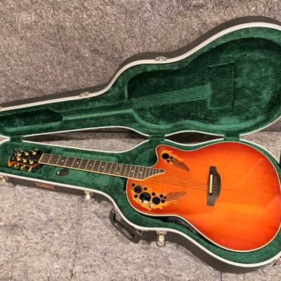 Ovation 1778LX Elite LX Sunburst Acoustic/Electric Guitar with Hardshell Case image 13