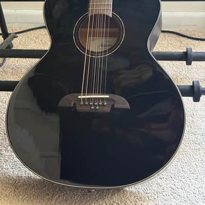 Alvarez ABT60CE8 - 8 String Baritone Acoustic Guitar - Black Gloss image 1