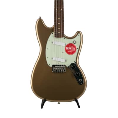 Fender Player Mustang Electric Guitar, Pau Ferro Fretboard, Firemist Gold, MX1918XXXX image 4