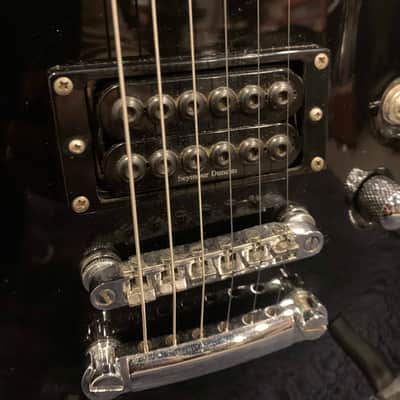 Schecter Omen-6 2001 - 2002 - Gloss Black image 2