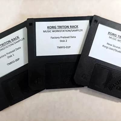Korg Triton RACK Factory reset & New Sound Collections Disks