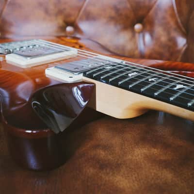 PRS CE 24 Semi-Hollow Burnt Amber Sunburst image 6