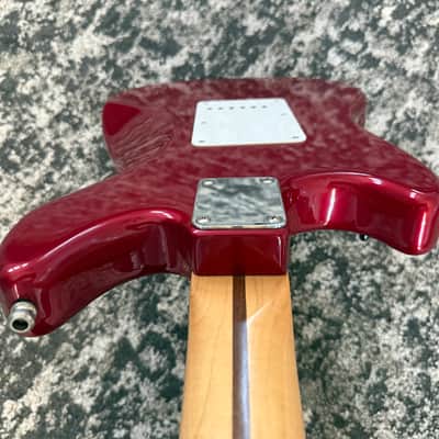 Fender Cyclone Deluxe Series 1999 MIM Candy Apple Red Rosewood Fretboard Guitar image 12