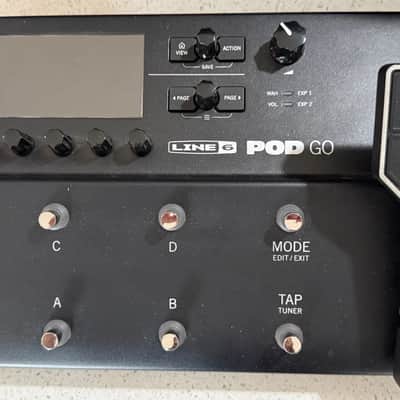 Line 6 POD Go Multi-Effects Guitar Processor w/ Official Gig Bag, PSU & Docs image 1