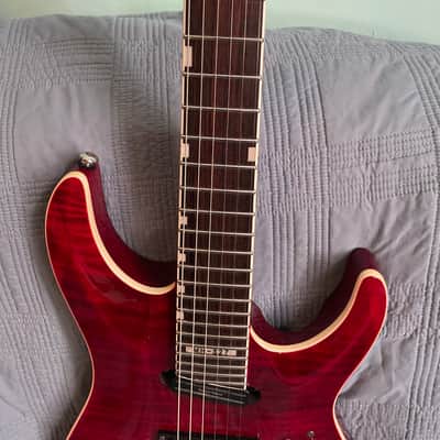ESP LTD MH-327 2021 - See Thru Red 27 fret image 14