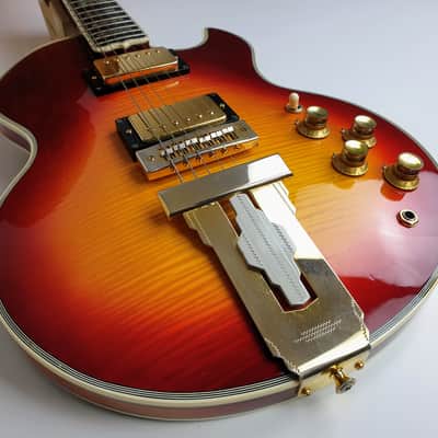 Greco LS-120 1988 - Cherry Sunburst- Gibson L-5S copy. MIJ image 5