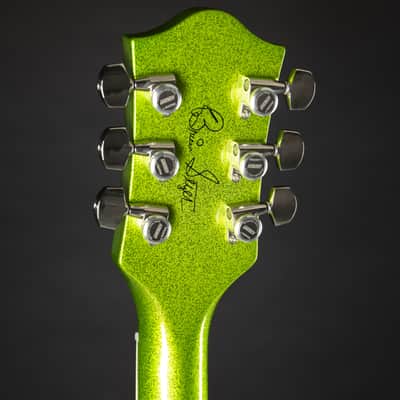 Gretsch G6120T-HR Brian Setzer Hot Rod Hollow-Body Bigsby Extreme Coolant Green - Semi Acoustic Custom Guitar image 4