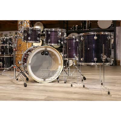 DW Performance 5pc Drum Set 22/10/12/14/16 Ebony Stain image 2