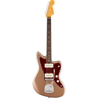 Fender American Professional Classic Jazzmaster RW Faded Firemist Gold - Electric Guitar Bild 1