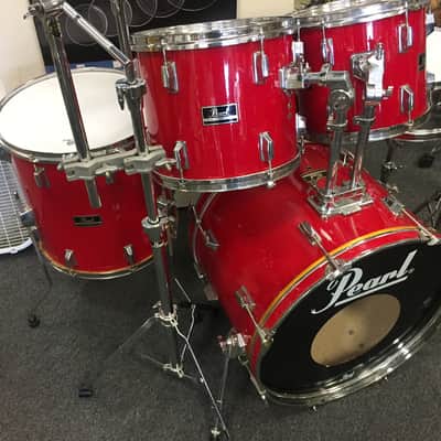 Pearl Vintage export series late 90's fire red image 3