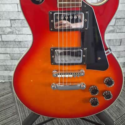 Harmony H-90 1970's Les Paul lawsuit era - Red Cherry Burst image 2