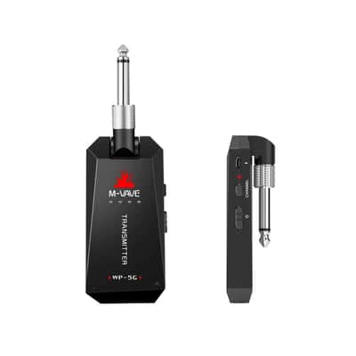 M-VAVE WP-5G 5.8G Rechargeable Wireless Guitar System Transmitter and Receiver with FREE GHS Phosphor Bronze Guitar Strings image 4