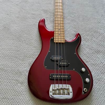 G&L Series SB-2 Bass with Maple Fretboard Mid 1995 - Fullerton Red image 7