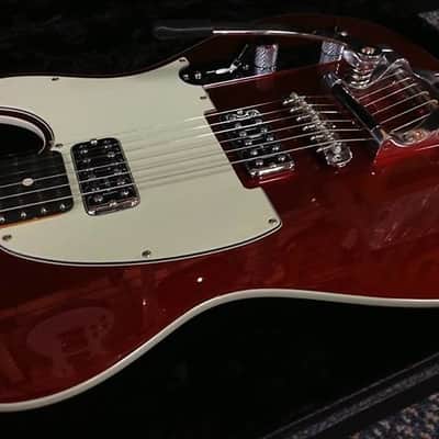 Fender Custom Shop Double TVJ Telecaster with B-5 Bigsby 9230100006 2013 Dakota Red image 4