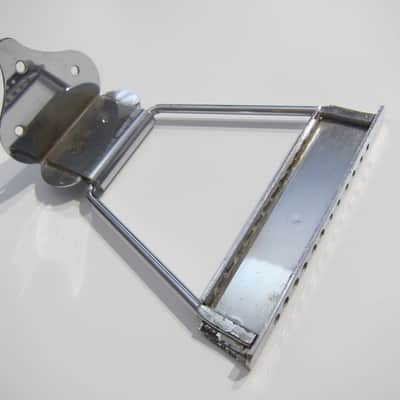 Gibson Acoustic 12 String Guitar Tailpiece Authentic Vintage Part Circa-1960s-Chrome image 4
