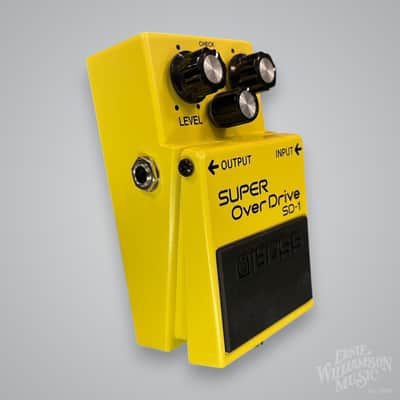 Boss SD-1 Super OverDrive (Silver Label) 1997 - Present - Yellow image 3