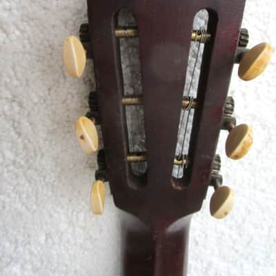 Stella Parlor Guitar, 1900's, Jersey City N.J. Restored, "Bluesmobile", Case image 18