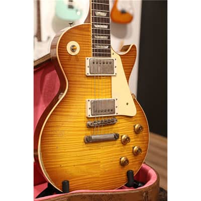 GIBSON 1959 Les Paul Golden Poppy Burst Heavy Aged image 10
