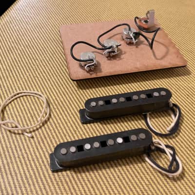 Jazz Bass Alnico Pickups & Wiring Harness image 4