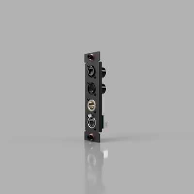 Freekie Audio 1 Module 4x D cut-out vertical (Black) image 6