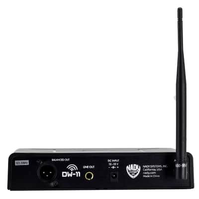 Nady DW-11 Digital Wireless System with Handheld Microphone - Black image 6