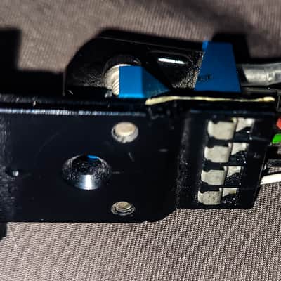 BSR (NOS) BDS 80/90 CARTRIDGE & HEADSHELL SLED FOR 1/2″ , P 157 turntable with NOS ADC K8 RARE!! 70s - Black image 5