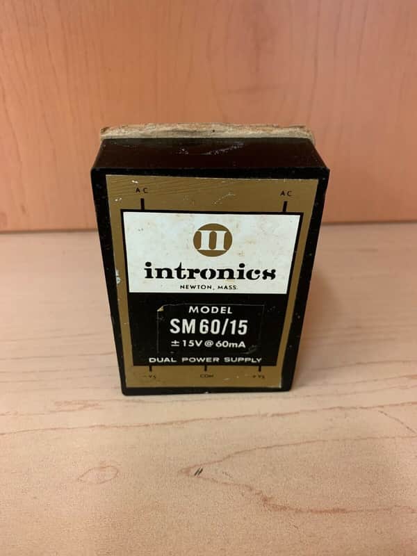 Vintage Intronics SM60/15 +/-15V @ 60mA AC Dual Power Supply NOS New Old Stock image 1