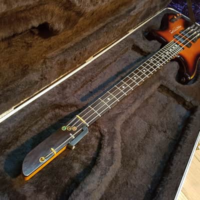 1991 Philip Kubicki Factor Bass Sunburst 4 String Electric Bass Alder Ebony image 3