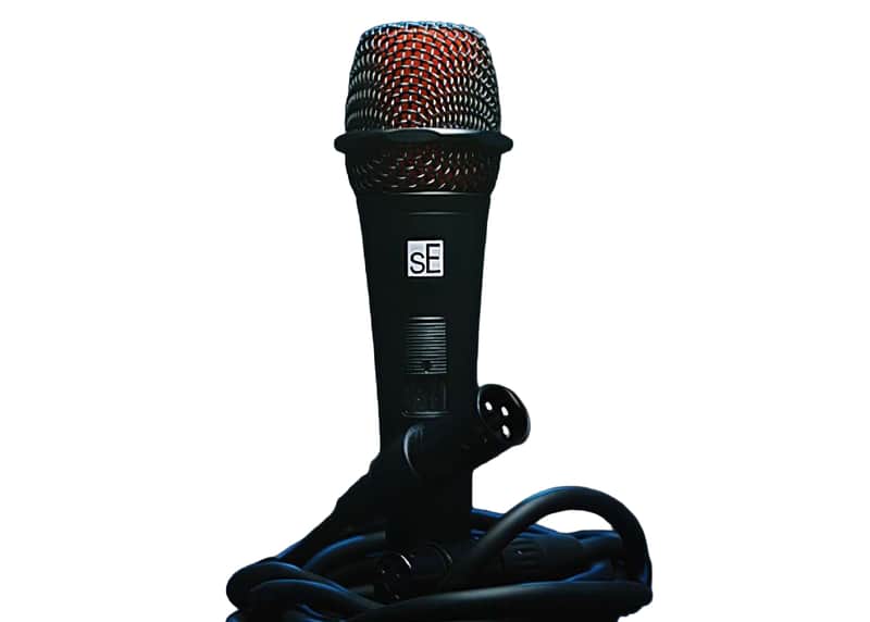 sE Electronic V2 Dynamic Microphone with Switch and 15’ XLR Cable image 1