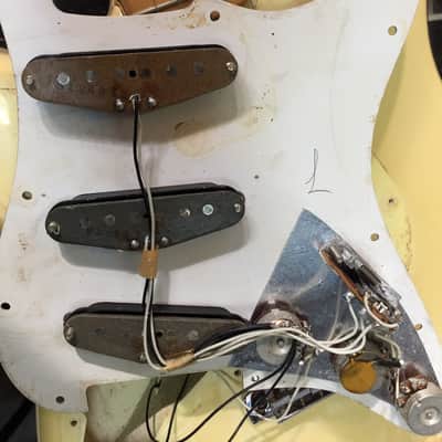 Fender Stratocaster Lefty 1976 Olimpic White Maple Neck image 15