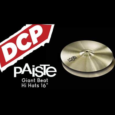 Paiste Giant Beat Hi Hat Cymbals 16" image 2