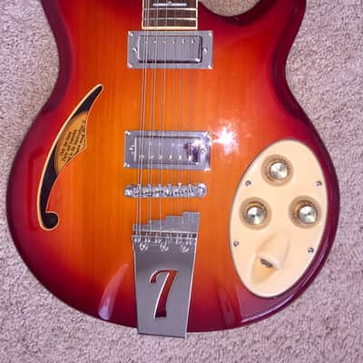Italia Rimini 12 String Semi-Hollow Electric Guitar - Like New Italia Rimini 12 String Semi-Hollow B image 2